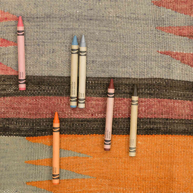 Vintage Mihalic Kilim Rug - 4' 5" x 7' 2" (53" x 86") - K0074047