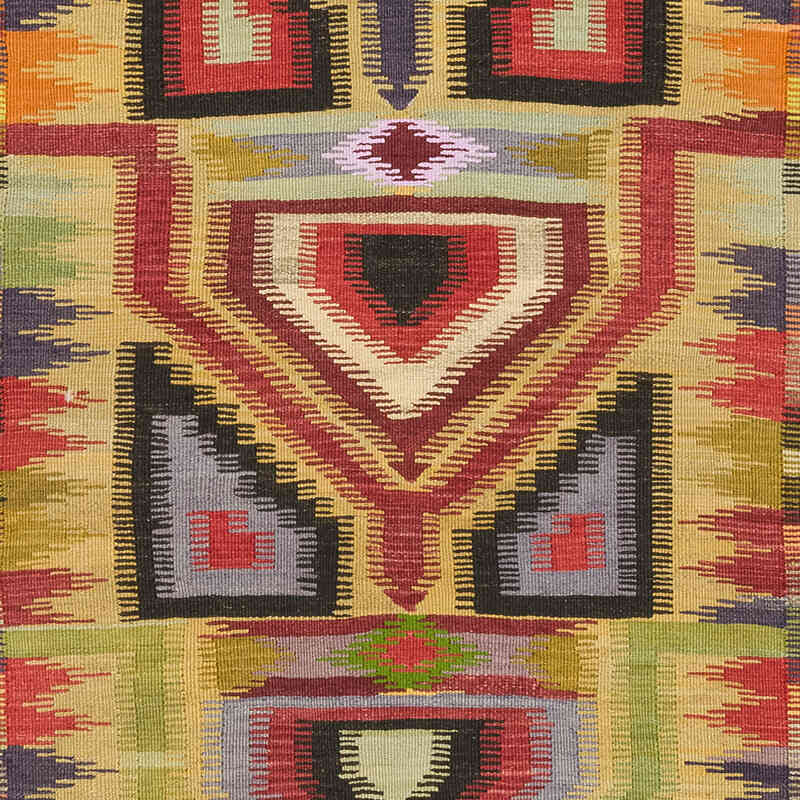 Vintage Konya Kilim Rug - 4' 2" x 5' 11" (50" x 71") - K0074055