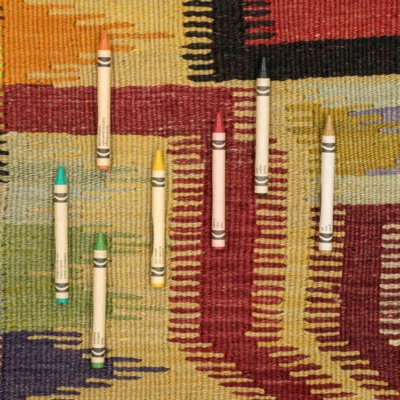 Vintage Konya Kilim Rug - 4' 2" x 5' 11" (50" x 71") - K0074055