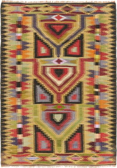 Vintage Konya Kilim Rug - 4' 2" x 5' 11" (50" x 71")
