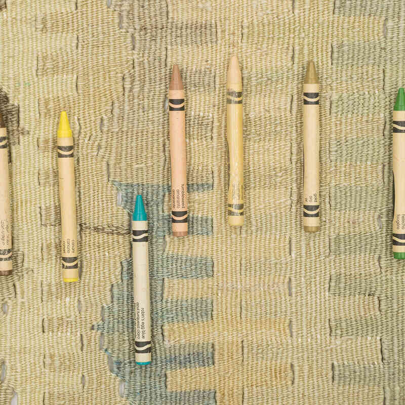 Vintage Konya Kilim Rug - 4' 4" x 6' 2" (52" x 74") - K0074058