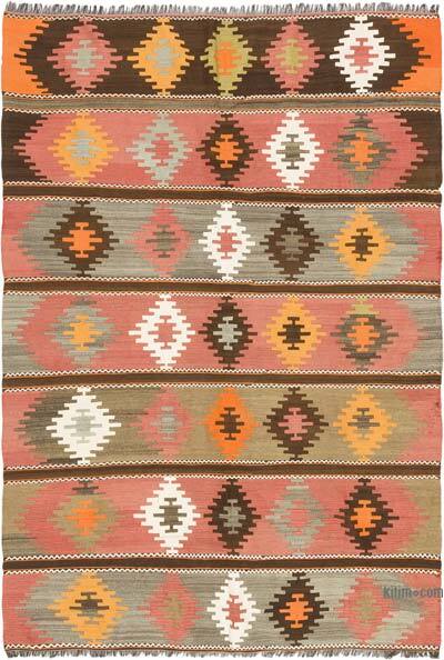 Vintage Sivas Kilim Rug - 5' 11" x 8' 8" (71" x 104")