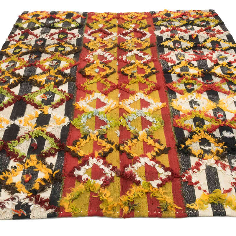 Vintage Anatolian Flatweave - 4' 11" x 6' 7" (59" x 79") - K0074062