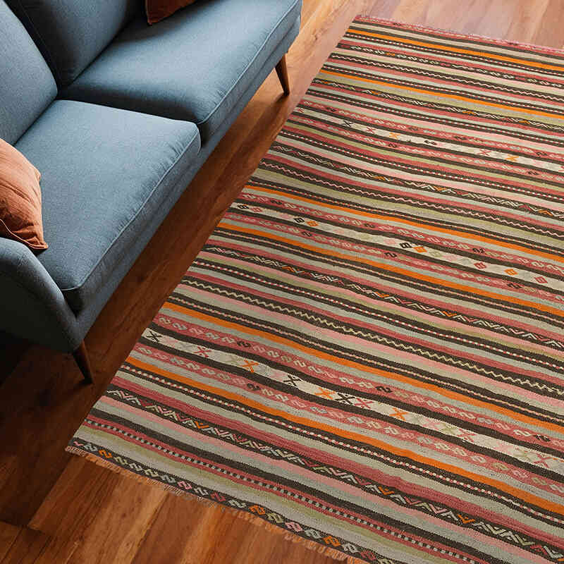 Alfombra Vintage Balikesir Kilim - 190 cm x 245 cm - K0074072