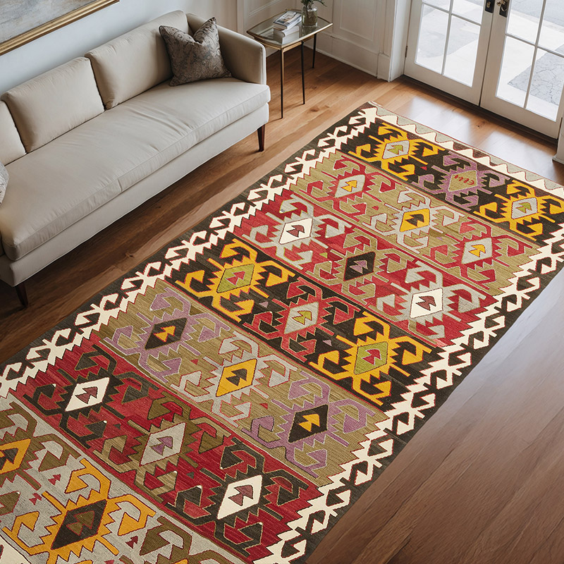 Alfombra Vintage Konya Kilim - 170 cm x 333 cm - K0074073