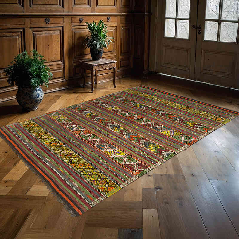 Vintage Anadolu Cicim - 169 cm x 246 cm - K0074075