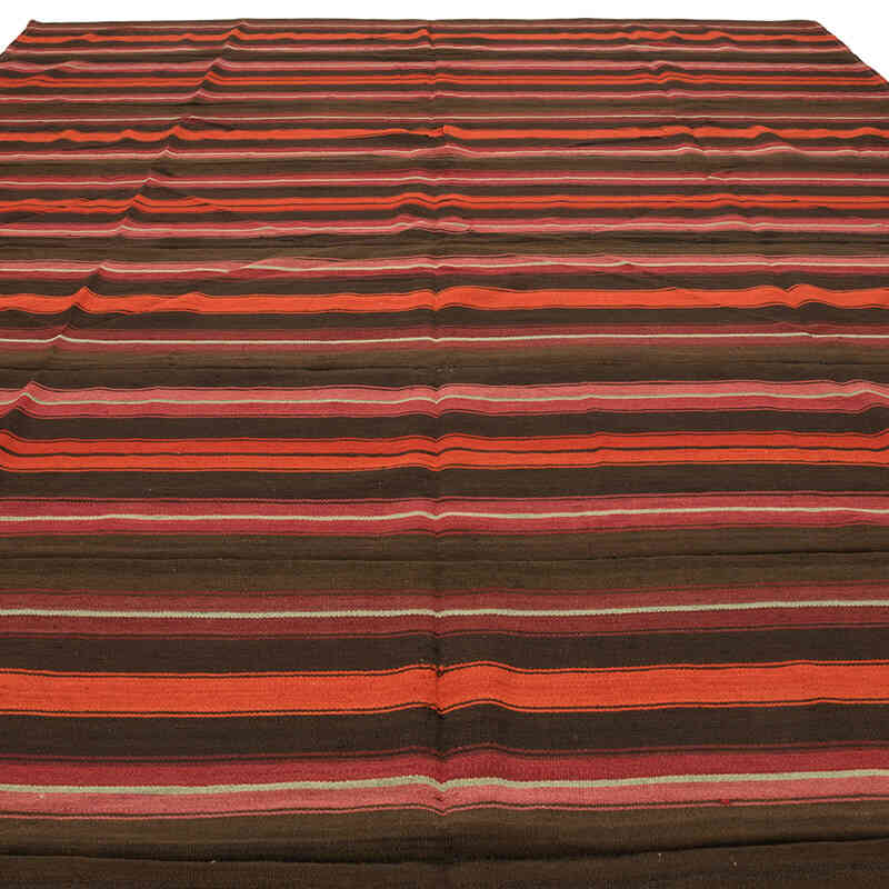 Vintage Anatolian Kilim Rug - 9' 6" x 14' 2" (114" x 170") - K0074094