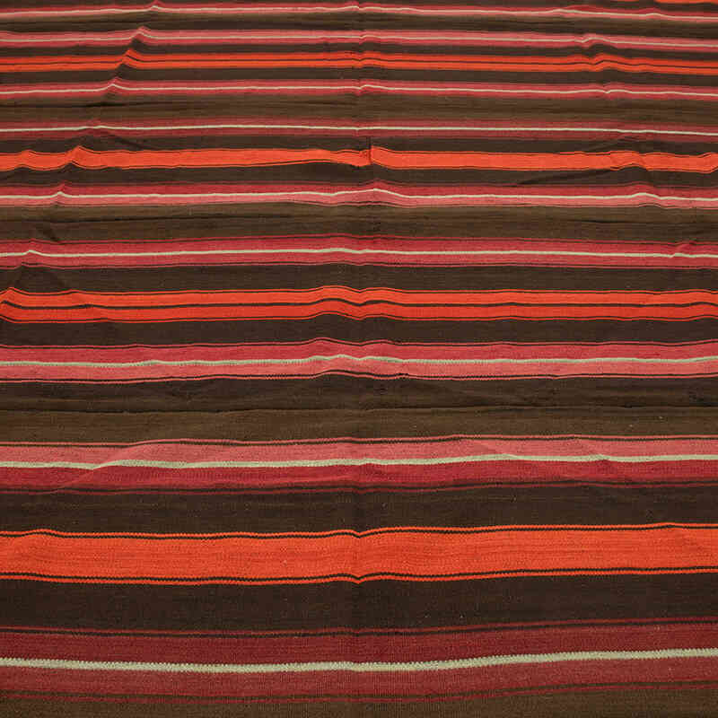 Vintage Anatolian Kilim Rug - 9' 6" x 14' 2" (114" x 170") - K0074094