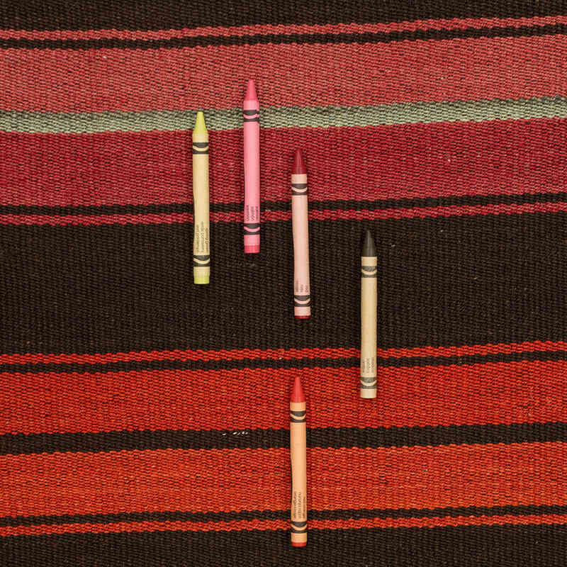Vintage Anatolian Kilim Rug - 9' 6" x 14' 2" (114" x 170") - K0074094