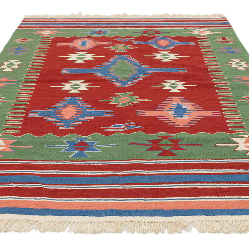 Nueva Alfombra Turca Kilim - 152 cm x 220 cm - K0074109