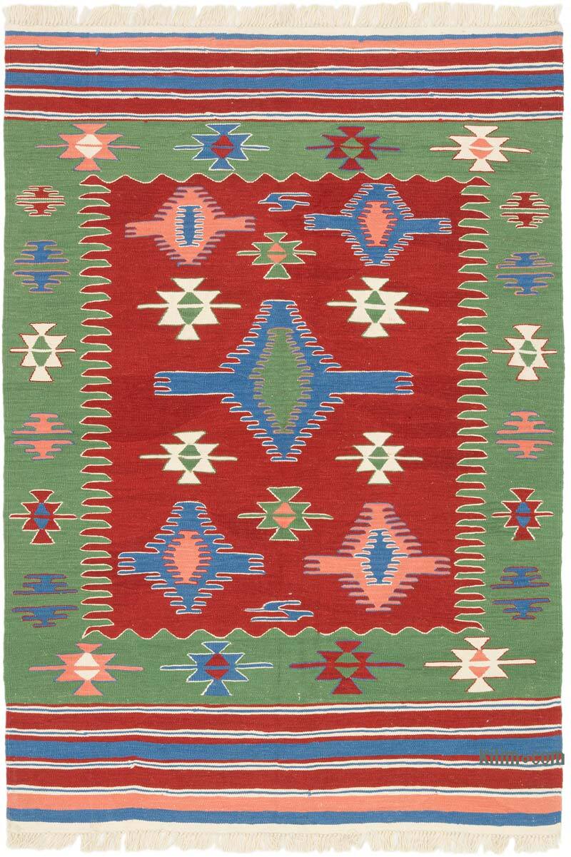 Nueva Alfombra Turca Kilim - 152 cm x 220 cm - K0074109