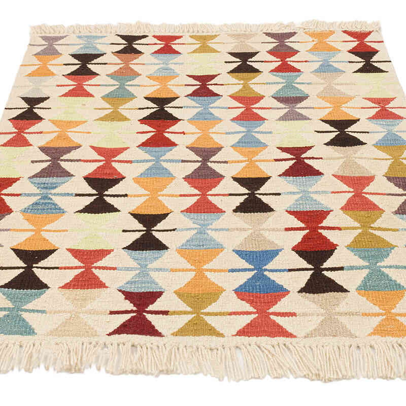 Nueva Alfombra Turca Kilim - 95 cm x 120 cm - K0074112