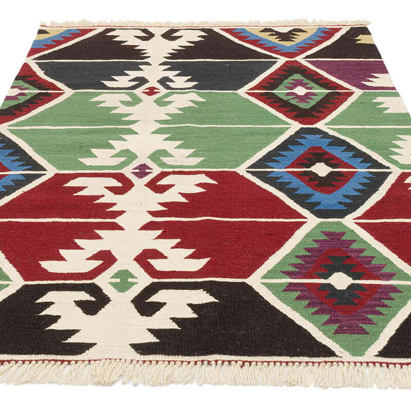 Yeni Kök Boya El Dokuma Kilim - 125 cm x 180 cm - K0074117