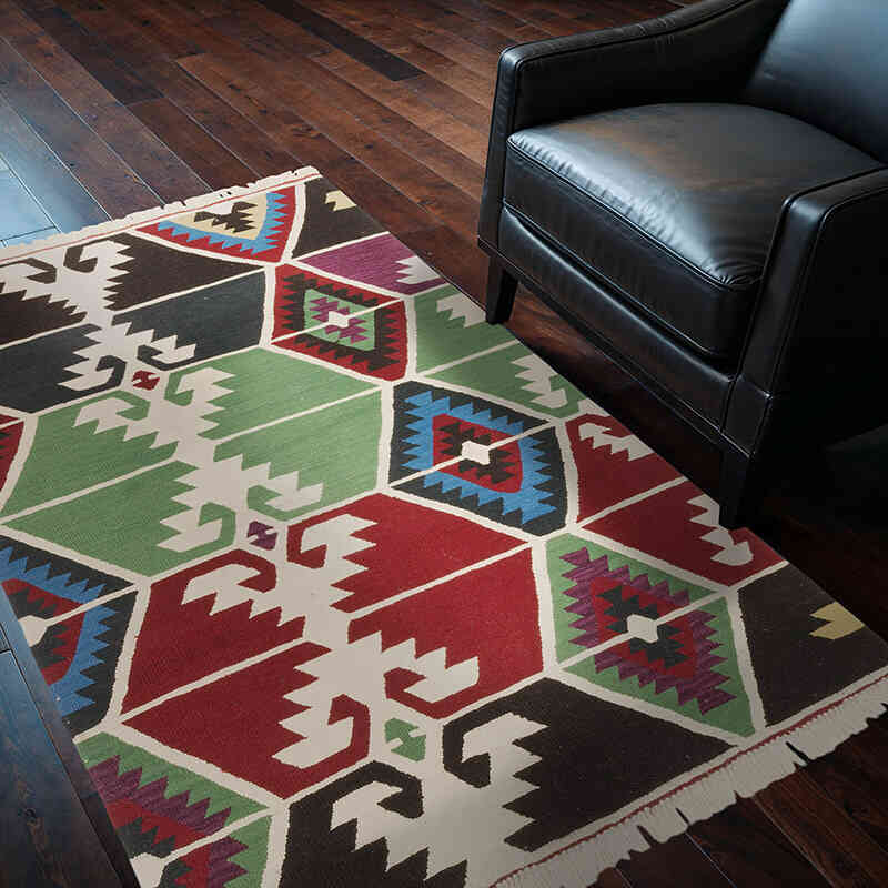 Yeni Kök Boya El Dokuma Kilim - 125 cm x 180 cm - K0074117