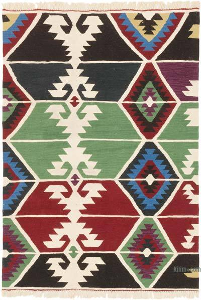 Yeni Kök Boya El Dokuma Kilim - 125 cm x 180 cm