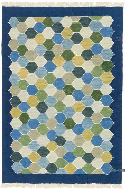 Yeni Kök Boya El Dokuma Kilim - 125 cm x 185 cm