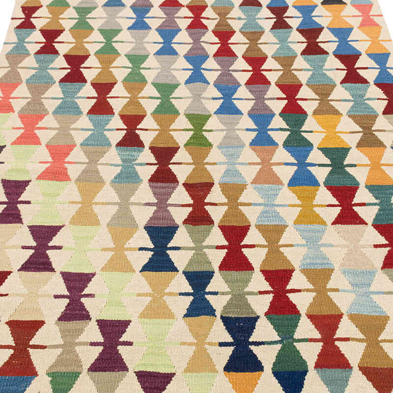 Yeni Kök Boya El Dokuma Kilim - 123 cm x 180 cm - K0074120