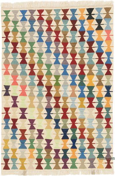 New Handwoven Turkish Kilim Rug - 4'  x 5' 11" (48" x 71")
