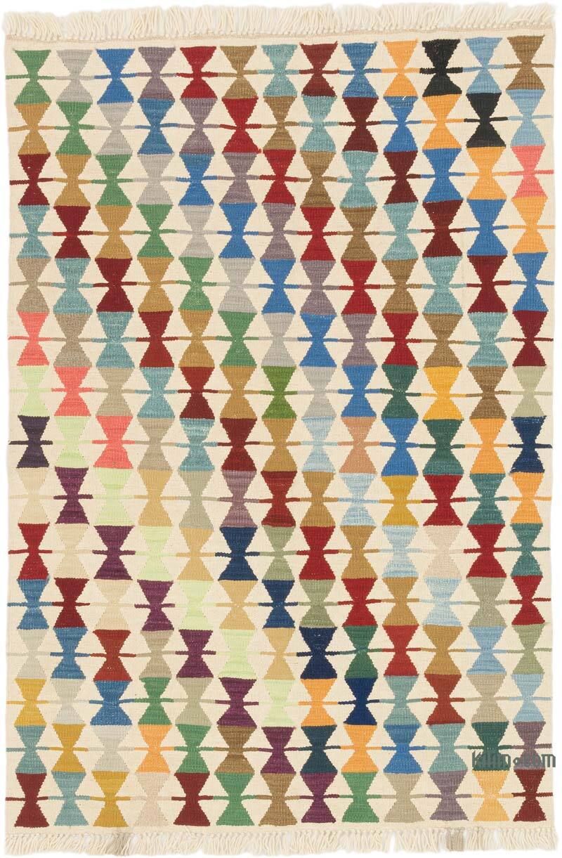 Yeni Kök Boya El Dokuma Kilim - 123 cm x 180 cm - K0074120