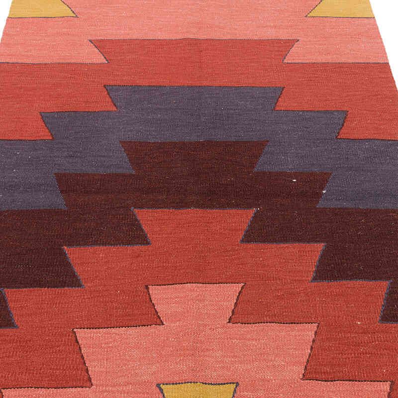 New Handwoven Turkish Kilim Rug - 4'  x 6' 1" (48" x 73") - K0074121