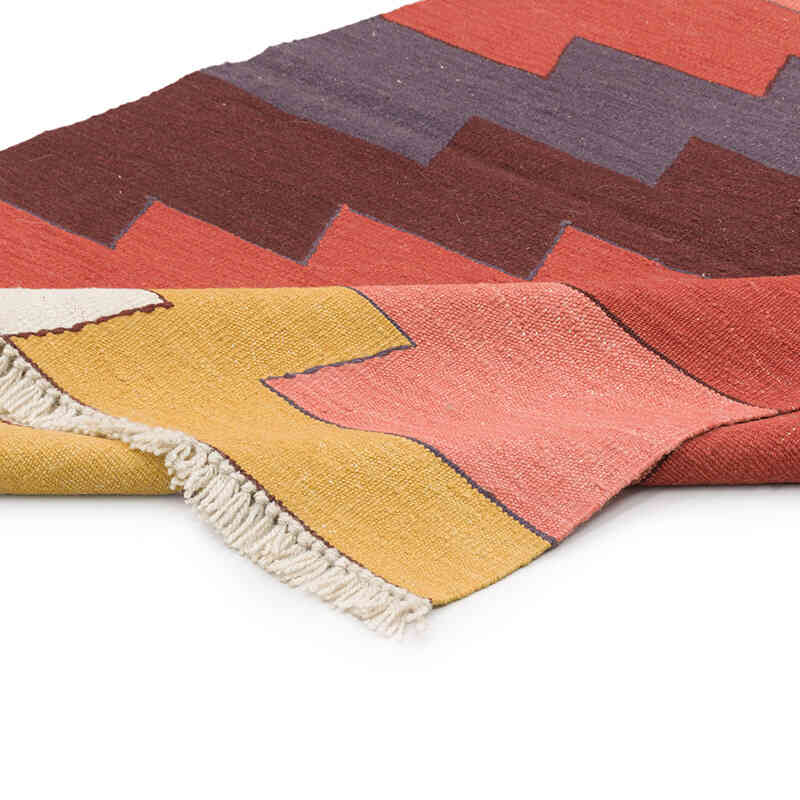New Handwoven Turkish Kilim Rug - 4'  x 6' 1" (48" x 73") - K0074121