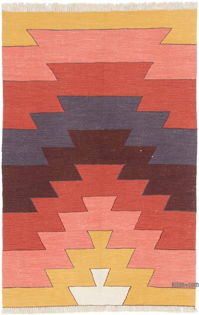 Yeni Kök Boya El Dokuma Kilim - 122 cm x 185 cm
