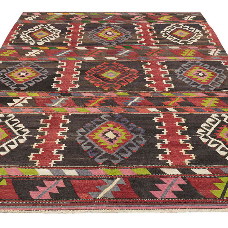 Vintage Karakecili Kilim Rug - 5' 1" x 8' 4" (61" x 100") - K0074123