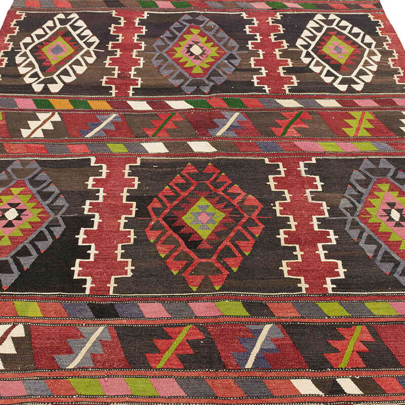 Vintage Karakecili Kilim Rug - 5' 1" x 8' 4" (61" x 100") - K0074123