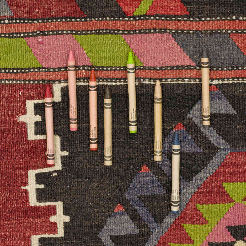 Vintage Karakecili Kilim Rug - 5' 1" x 8' 4" (61" x 100") - K0074123
