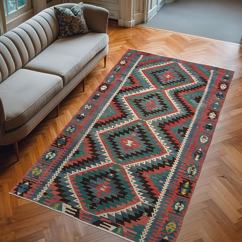 Denizli Kilimi - 172 cm x 303 cm - K0074124