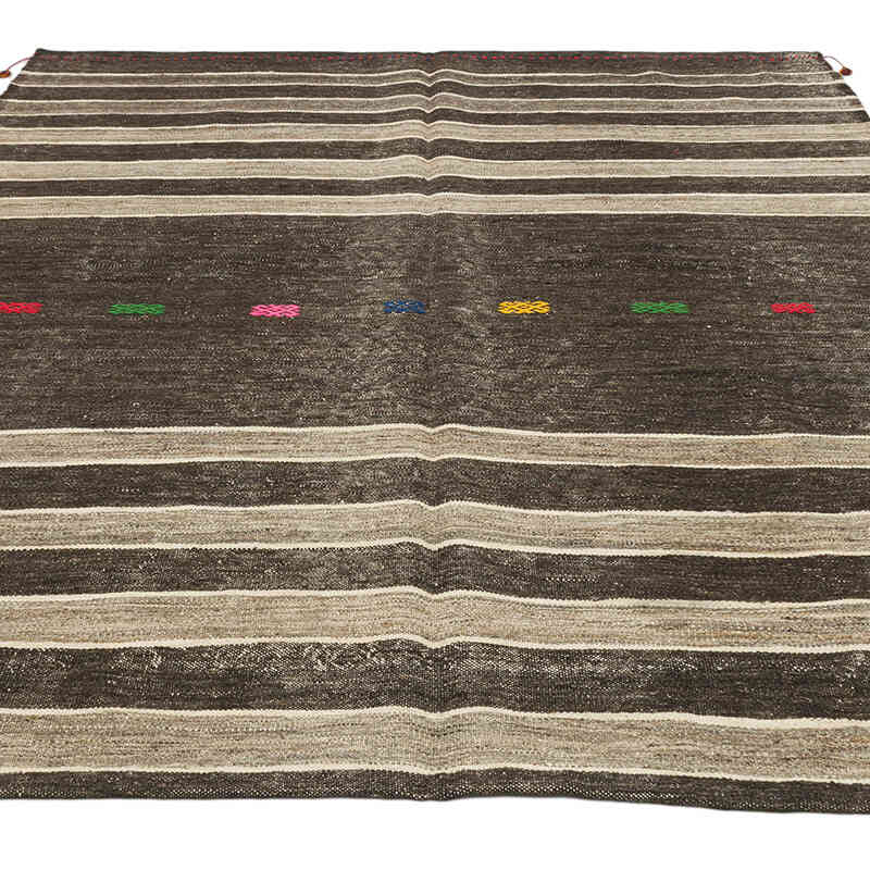 Vintage Anatolian Kilim Rug - 6' 3" x 7' 11" (75" x 95") - K0074125