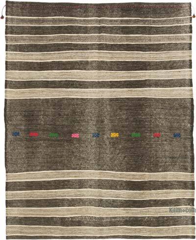 Vintage Anatolian Kilim Rug - 6' 3" x 7' 11" (75" x 95")