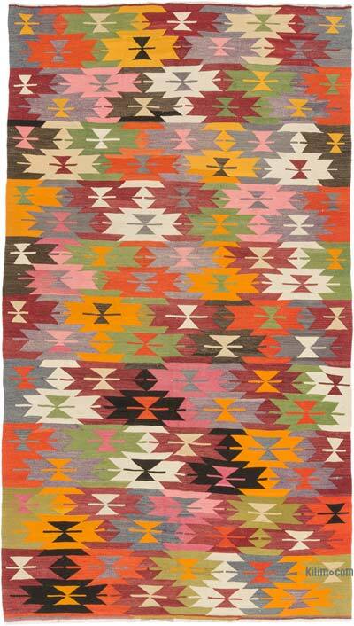 Vintage Tavas Kilim Rug - 5' 1" x 8' 11" (61" x 107")