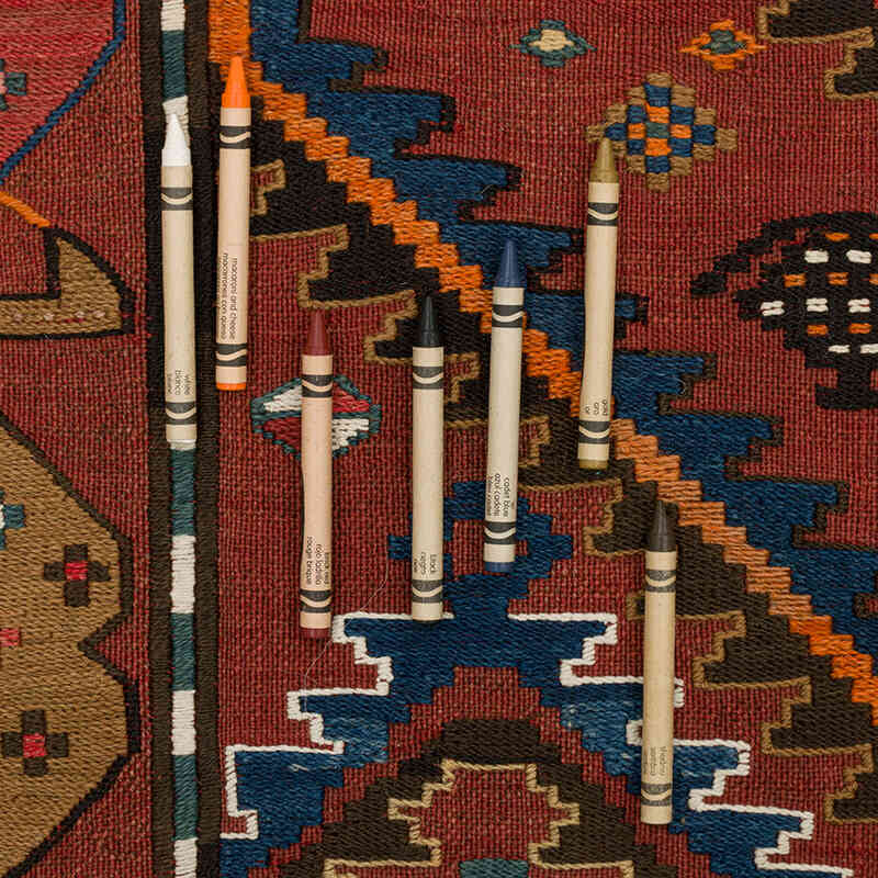 Antique Caucasian Verneh - 5' 10" x 11' 8" (70" x 140") - K0074147