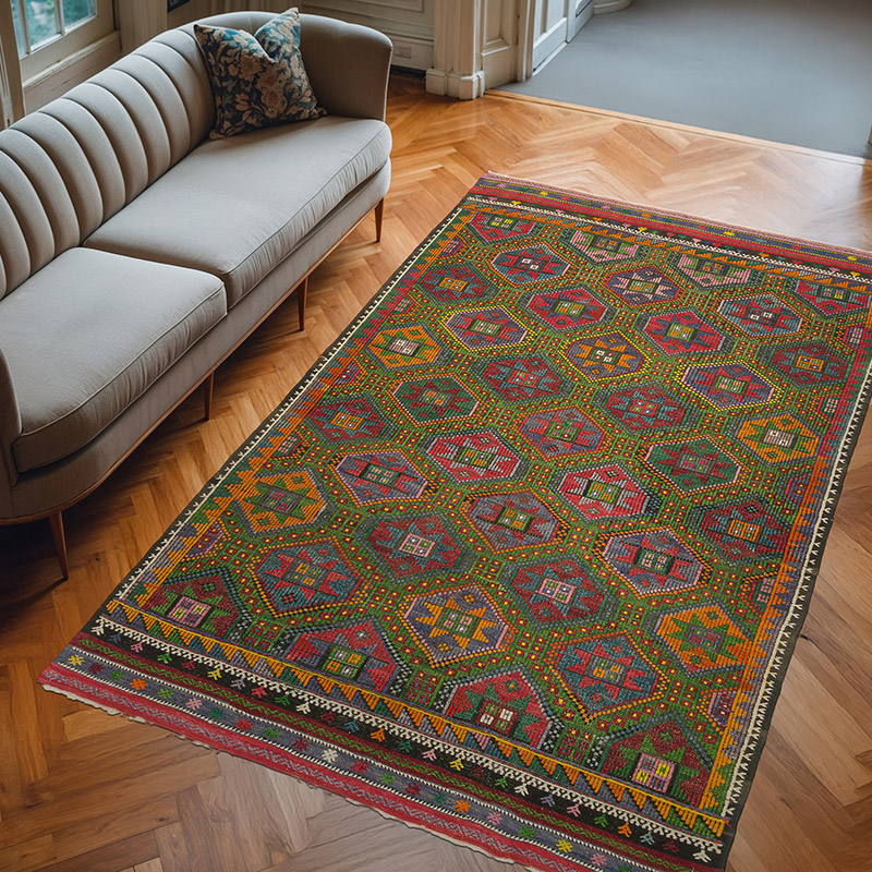 Vintage Anadolu Cicim - 195 cm x 300 cm - K0074148
