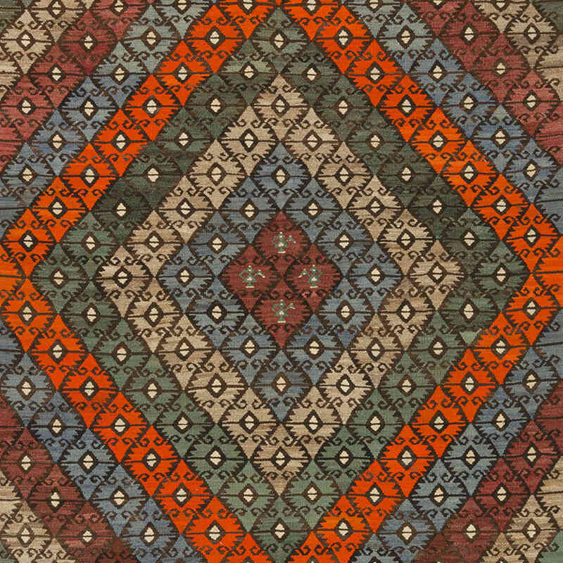 Vintage Bayburt Kilimi - 205 cm x 332 cm - K0074156
