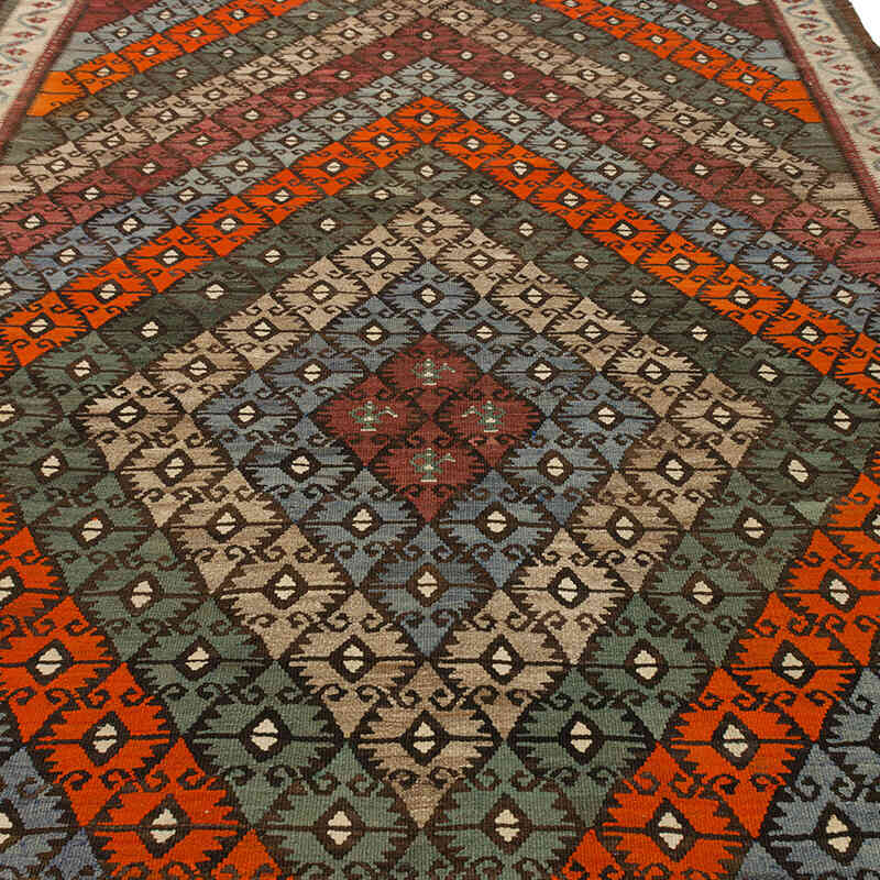 Vintage Bayburt Kilimi - 205 cm x 332 cm - K0074156