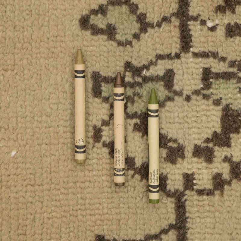 Vintage Turkish Hand-Knotted Rug - 5' 7" x 8' 10" (67" x 106") - K0074162