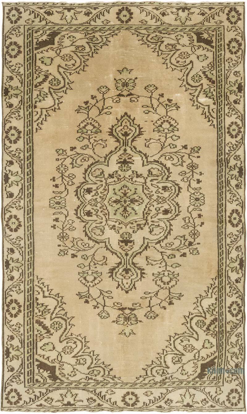 Vintage Turkish Hand-Knotted Rug - 5' 7" x 8' 10" (67" x 106") - K0074162