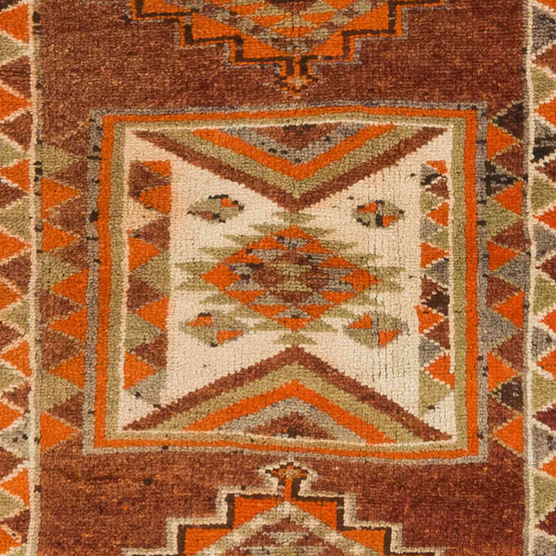 Vintage Tribal Runner Rug - 3' 3" x 12' 10" (39" x 154") - K0074163