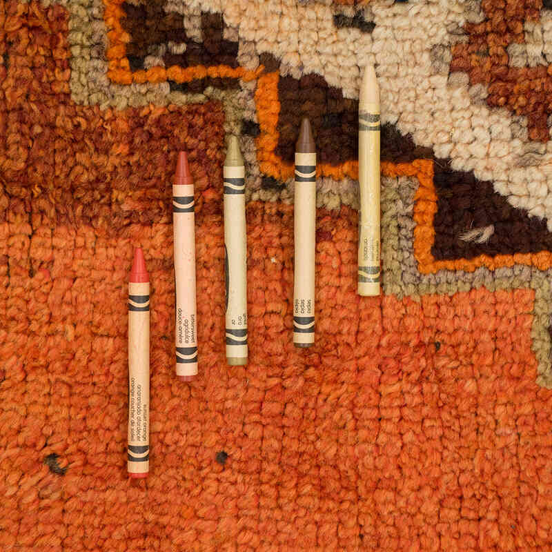 Vintage Tribal Runner Rug - 3' 3" x 12' 10" (39" x 154") - K0074163