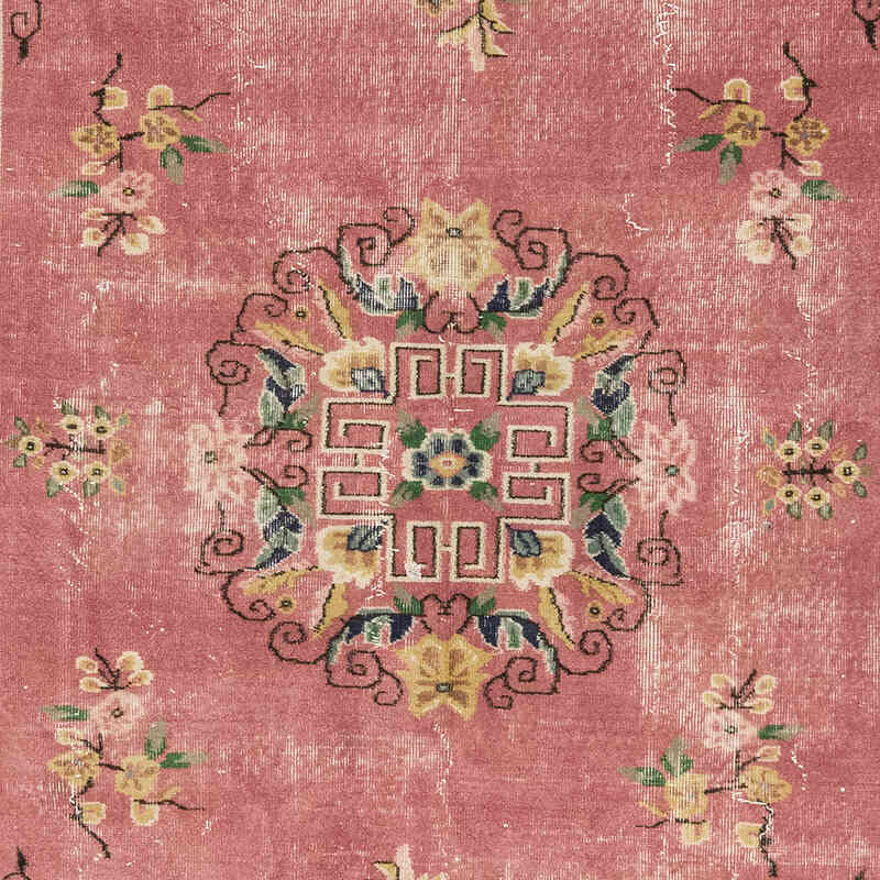 Alfombra Vintage Turca Anudada a Mano - 202 cm x 302 cm - K0074166