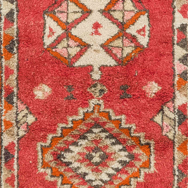 Vintage Tribal Runner Rug - 2' 10" x 11' 10" (34" x 142") - K0074167