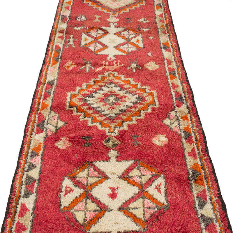 Vintage Tribal Runner Rug - 2' 10" x 11' 10" (34" x 142") - K0074167