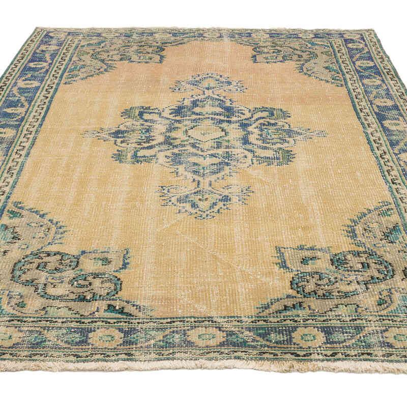 Vintage Turkish Hand-Knotted Rug - 4' 11" x 6' 11" (59" x 83") - K0074170