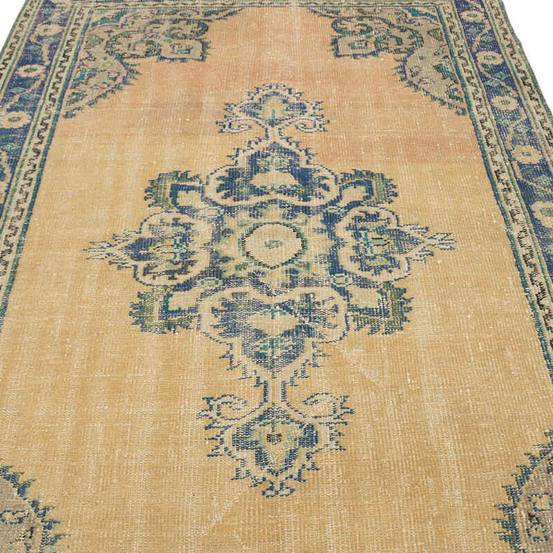 Vintage Turkish Hand-Knotted Rug - 4' 11" x 6' 11" (59" x 83") - K0074170
