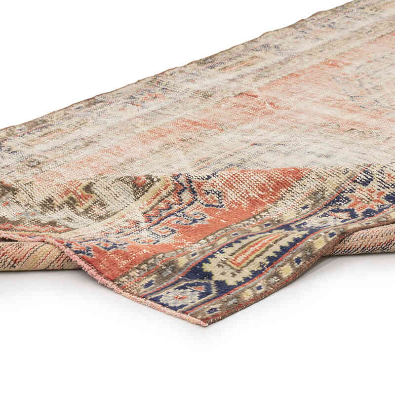 Alfombra Vintage Turca Anudada a Mano - 135 cm x 272 cm - K0074171
