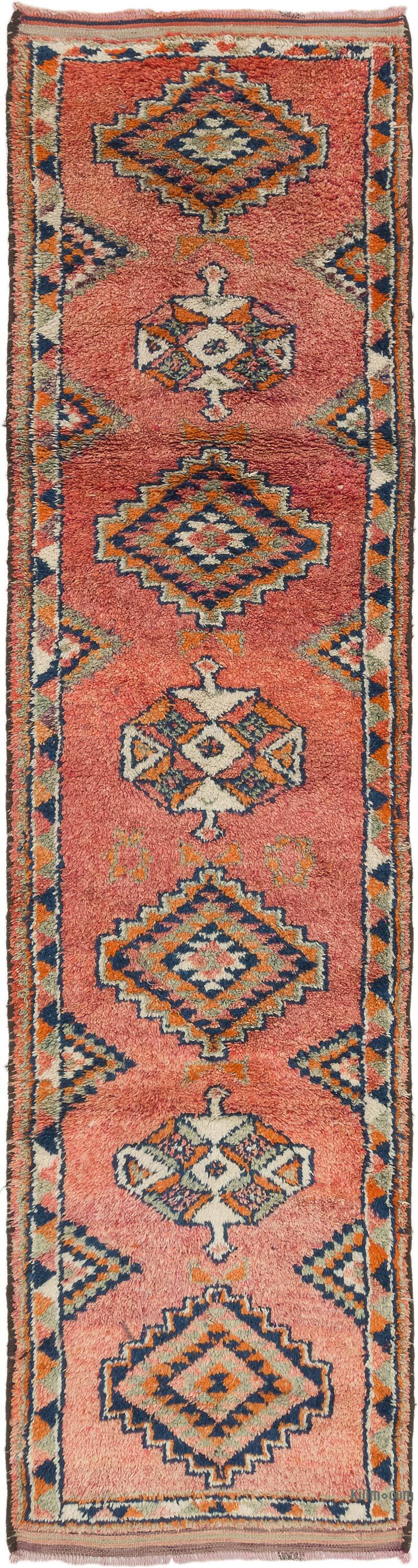 Vintage Tribal Runner Rug - 2' 11" x 11' 9" (35" x 141") - K0074173