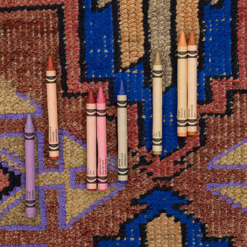 Alfombra Vintage de pasillo - 81 cm x 370 cm - K0074177