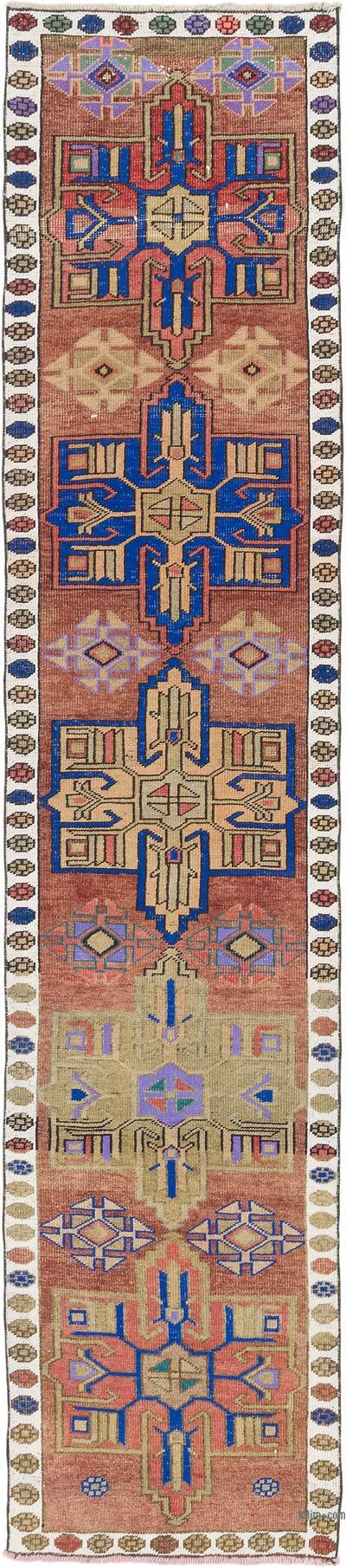 Alfombra Vintage de pasillo - 81 cm x 370 cm